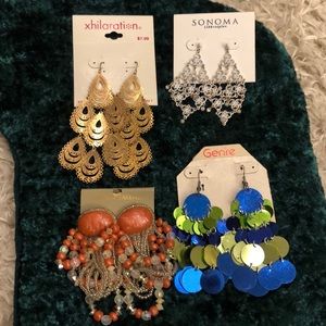 Fun collection of dangle earrings